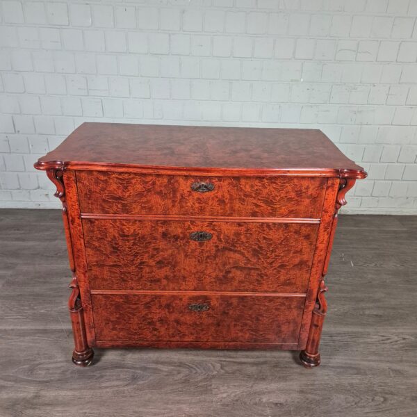 Commode Louis Philippe 1870 Berkenhout - Afbeelding 2