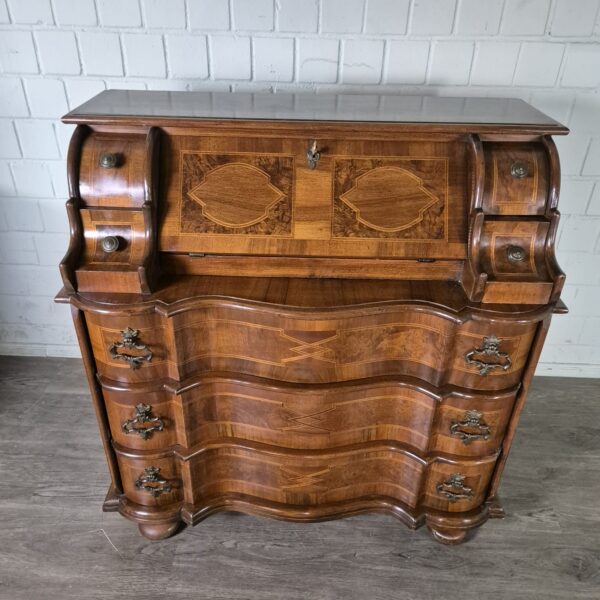 Secretaire Neo-barok Noten 1,04 m - Afbeelding 3