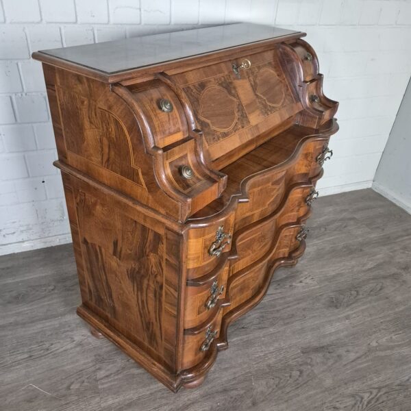 Secretaire Neo-barok Noten 1,04 m - Afbeelding 2