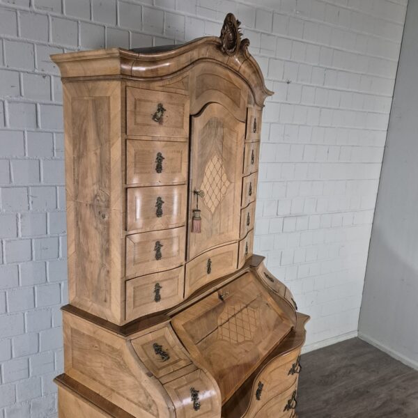 Tabernakel Secretaire Tabernakelsecretaire Barok 1770 Noten - Afbeelding 5