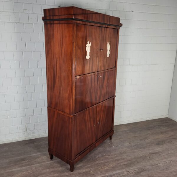 Secretaire Biedermeier 1830 Mahonie