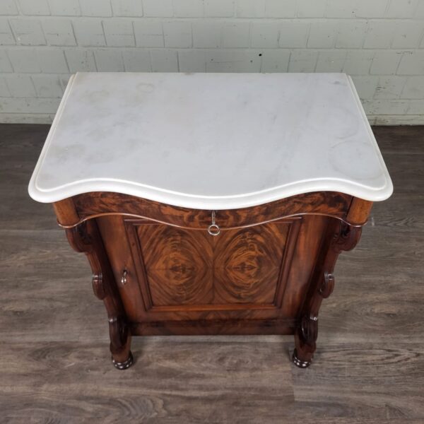 Kastje Commode Louis Philippe 1860 Mahonie - Afbeelding 3