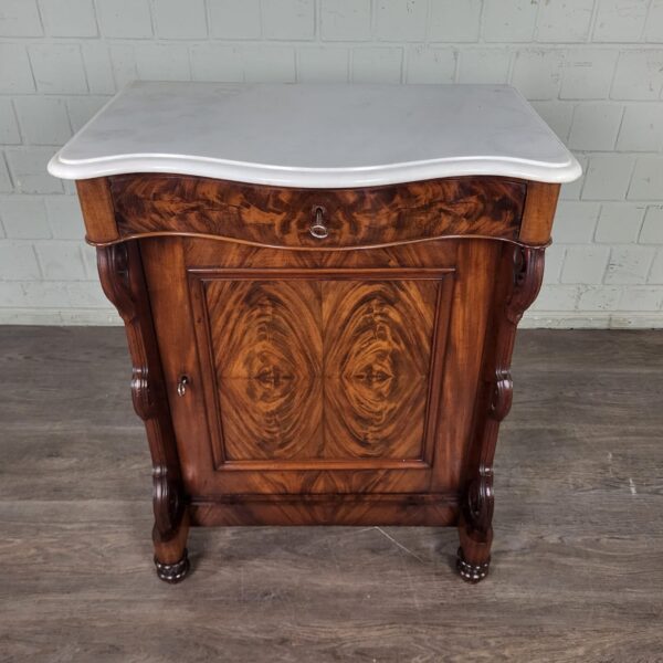 Kastje Commode Louis Philippe 1860 Mahonie - Afbeelding 2