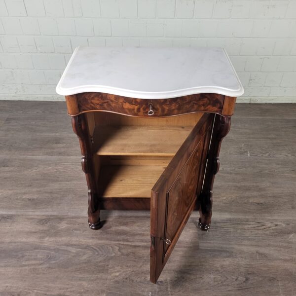 Kastje Commode Louis Philippe 1860 Mahonie - Afbeelding 7