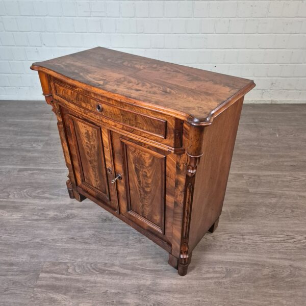 Commode Louis Philippe 1870 Mahonie - Afbeelding 6