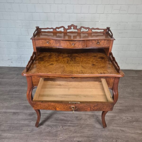 Dames Bureau Secretaire Louis Philippe 1860 Noten - Afbeelding 11
