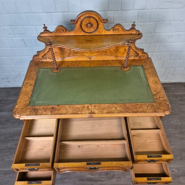 Bureau met Opstand Biedermeier 1850 Noten - Afbeelding 2