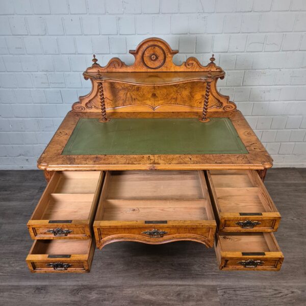 Bureau met Opstand Biedermeier 1850 Noten - Afbeelding 11