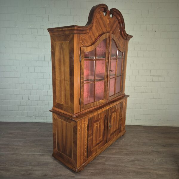 Vitrine Servieskast Barok 1770 Noten - Afbeelding 3