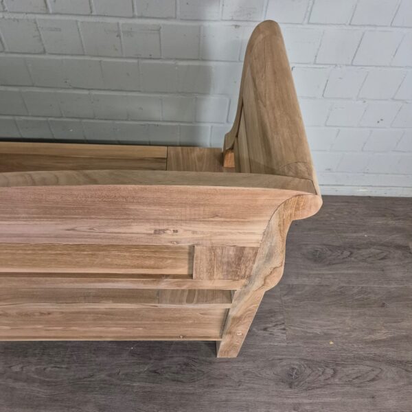 Klepbank  Onbehandeld Teak 2,20 m - Afbeelding 15