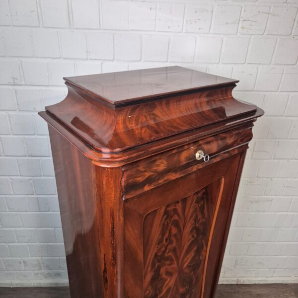 Zilverkast Kast Biedermeier 1850 Mahonie - Afbeelding 5