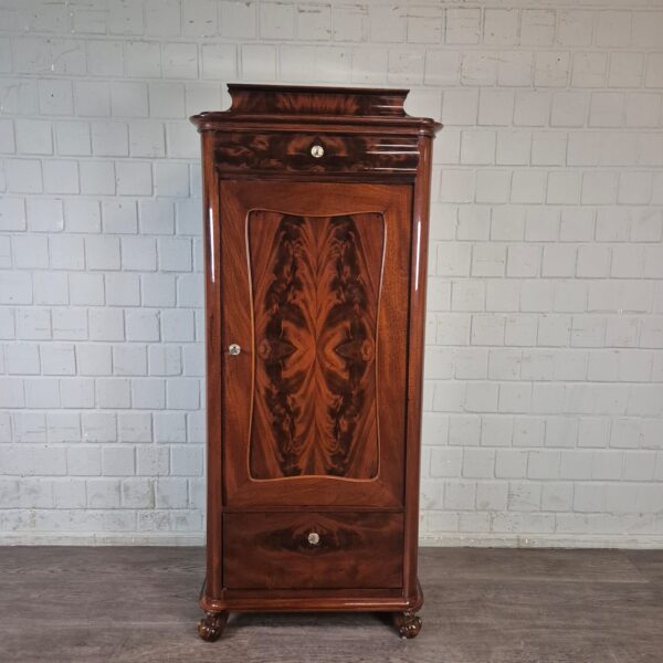 Zilverkast Kast Biedermeier 1850 Mahonie - Afbeelding 2