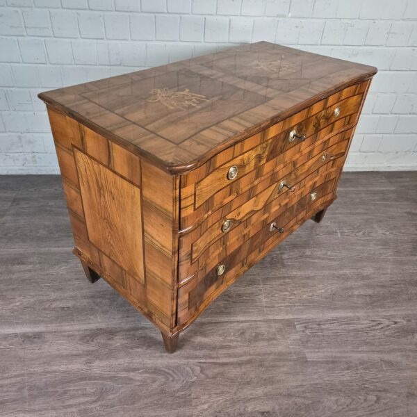 Barokcommode Commode Barok 1780 Noten - Afbeelding 5