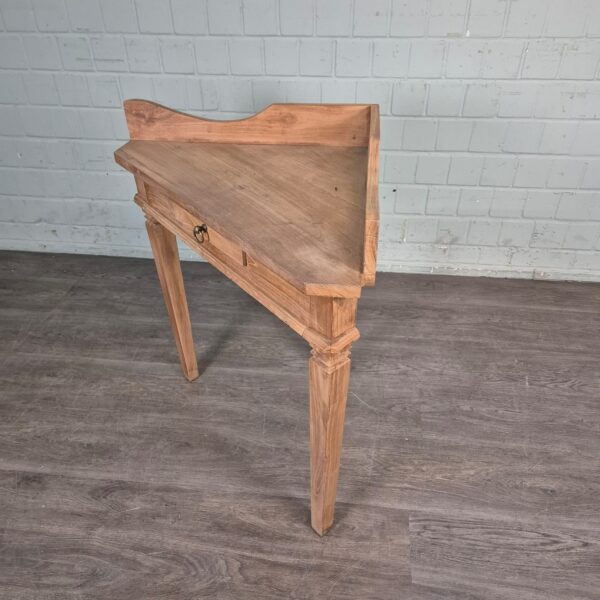 Tafel Hoek-tafel Teak 0,90 m - Afbeelding 8