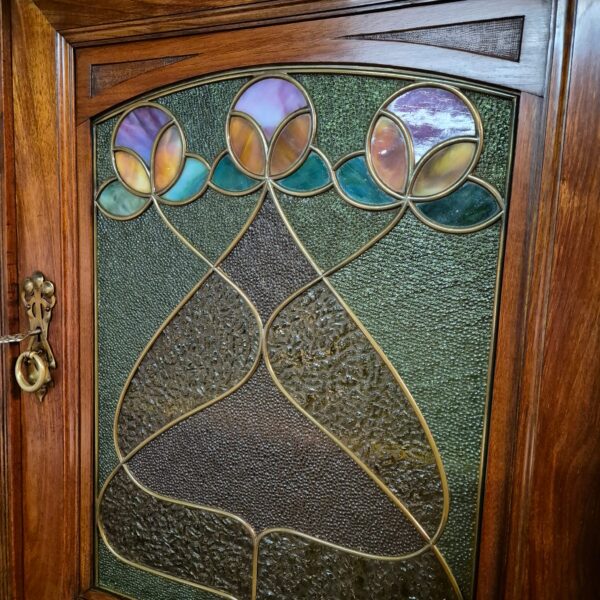 Buffetkast Kast Jugendstil 1900 Noten - Afbeelding 10