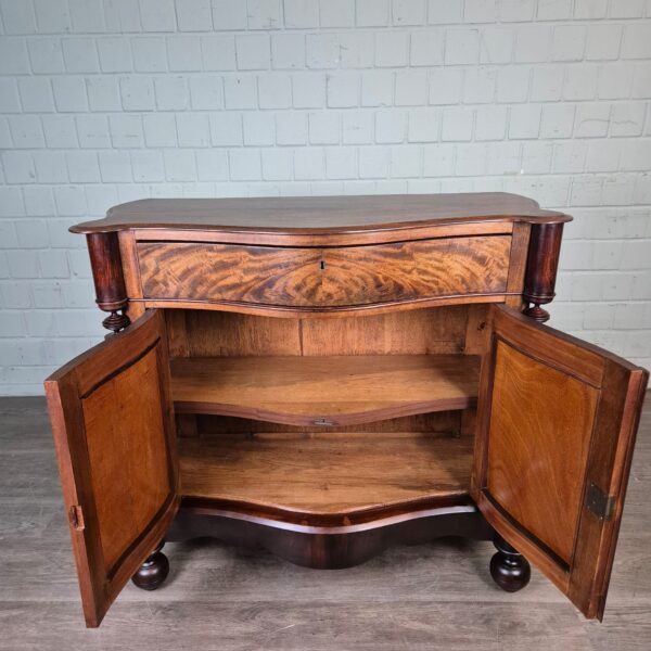 Commode Louis Philippe 1860 Mahonie - Afbeelding 9