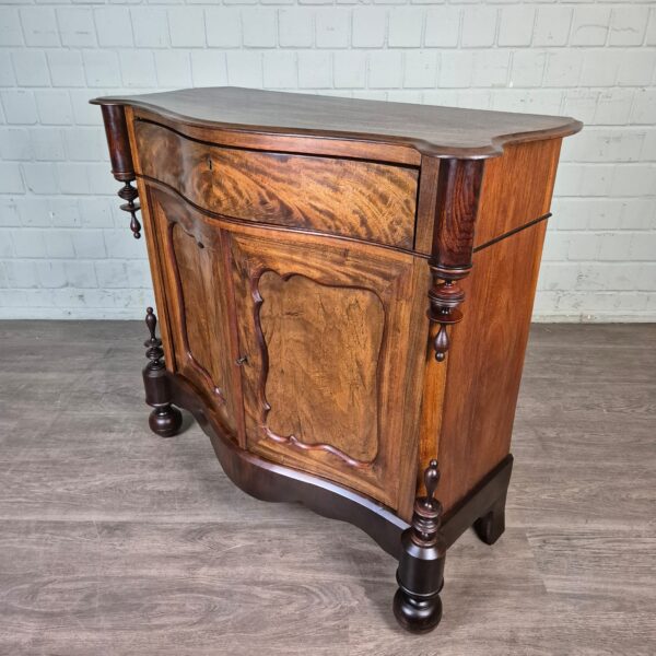 Commode Louis Philippe 1860 Mahonie - Afbeelding 4