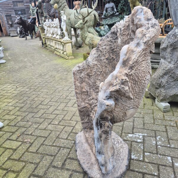 Sculptuur Beeld Decoratie Gezicht Beton 1,15 m - Afbeelding 10