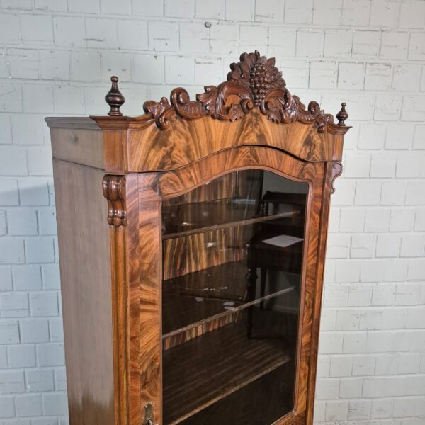 Vitrine Boekenkast Louis Philippe 1860 Mahonie - Afbeelding 4