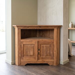 Hoekkast TV-Meubel Teak 1,00 m