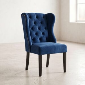Eetkamerstoel Chesterfield Blauw