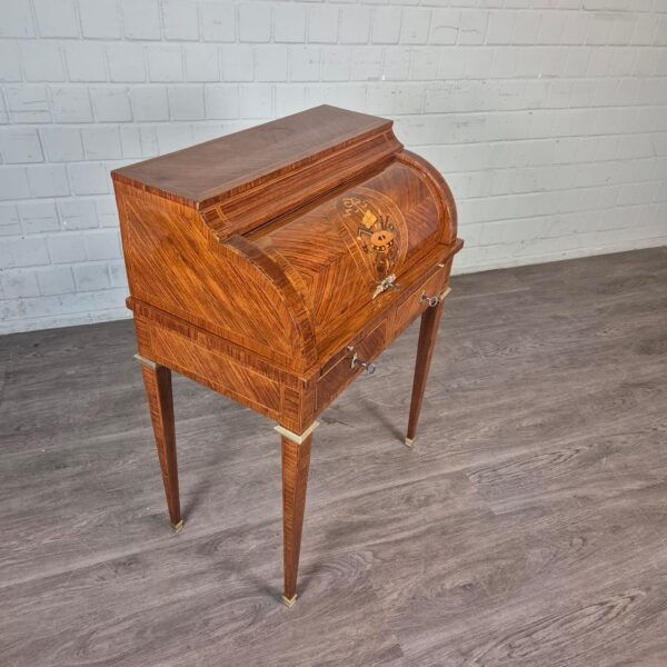 Dames-bureau Secretaire Biedermeier 1840 Noten - Afbeelding 4