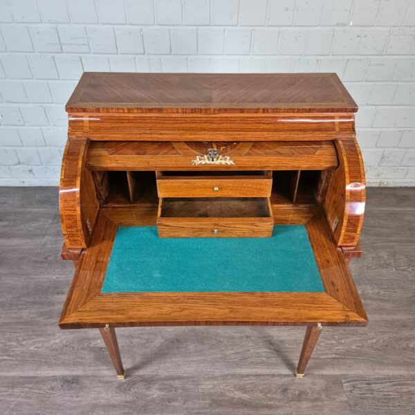 Dames-bureau Secretaire Biedermeier 1840 Noten - Afbeelding 13