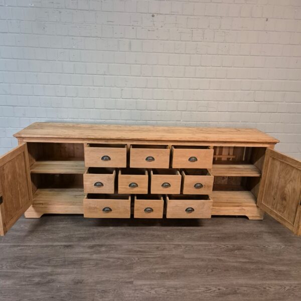 Sideboard Dressoir Teak 2,57 m - Afbeelding 10