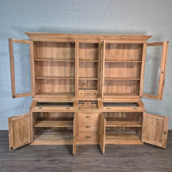 Winkelkast Boekenkast 2,40 m Teak - Afbeelding 11