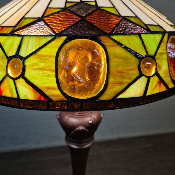 Tiffany Stalamp Vloerlamp Art-Deco Ø 0,52 m - Afbeelding 7