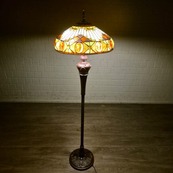 Tiffany Stalamp Vloerlamp Art-Deco Ø 0,52 m - Afbeelding 2