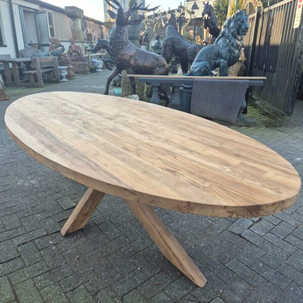 Tafel Eettafel Massief Hout 2,62 m x 1,21 m