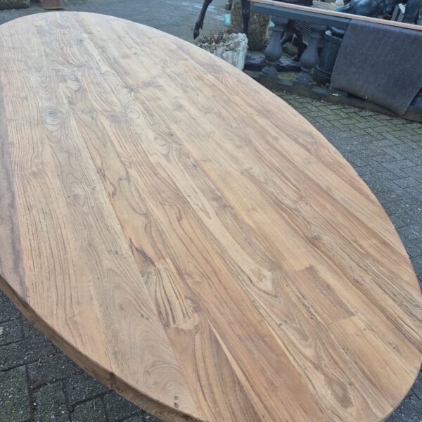 Tafel Eettafel Massief Hout 2,62 m x 1,21 m - Afbeelding 3