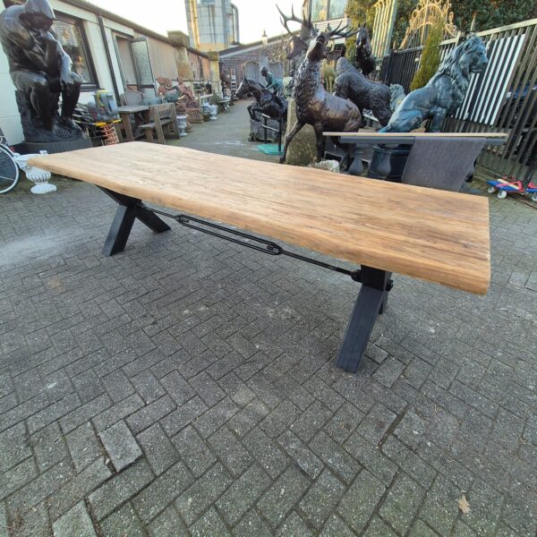 Eettafel Boomstam-tafel 3,00 m x 1,04 m - Afbeelding 2