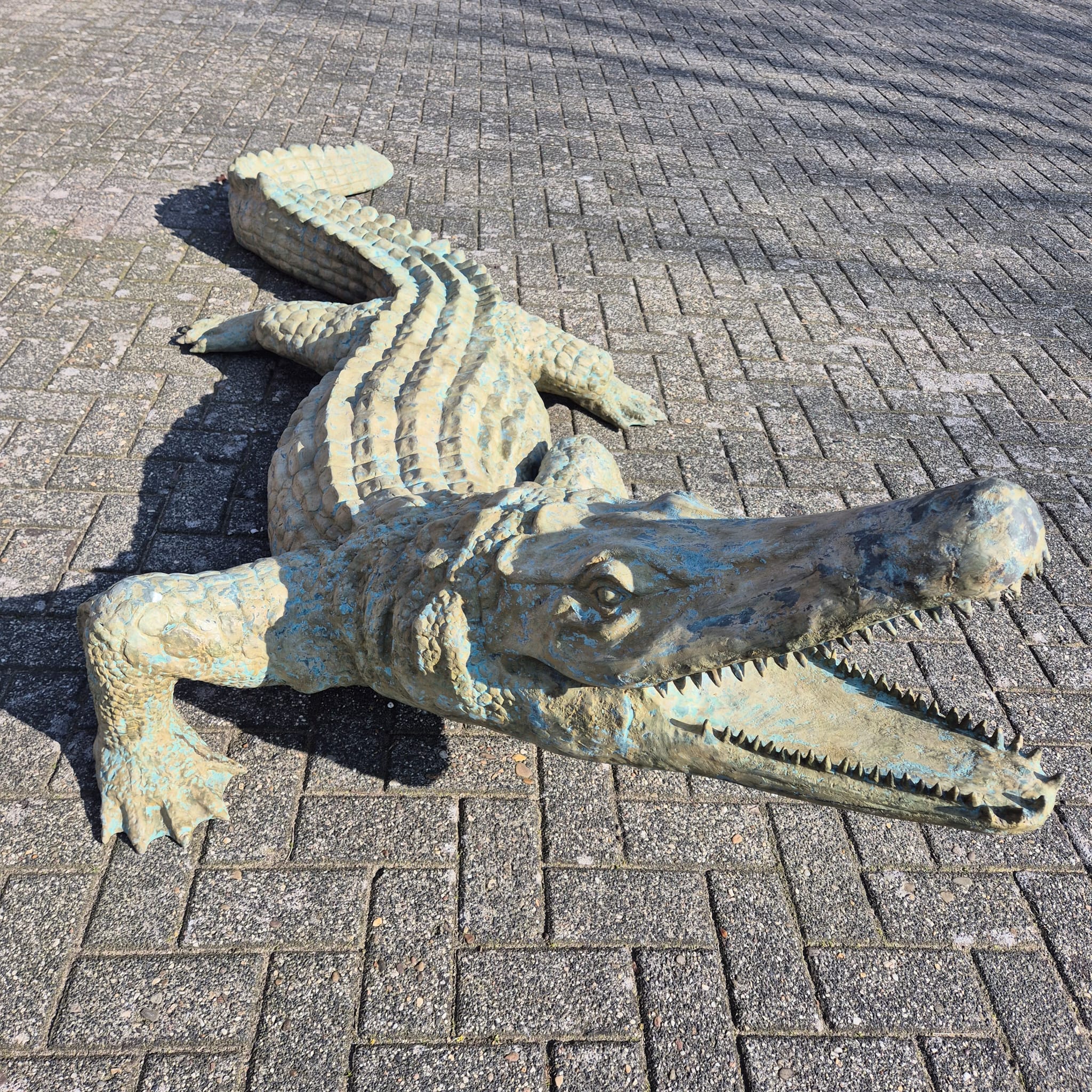 Waterspuwer Beeld Tuinbeeld 1940 Brons 2,90 m - Afbeelding 3