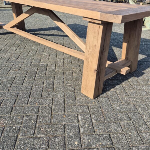 Eettafel Tafel Eiken 3,00 m x 1,00 m - Afbeelding 7