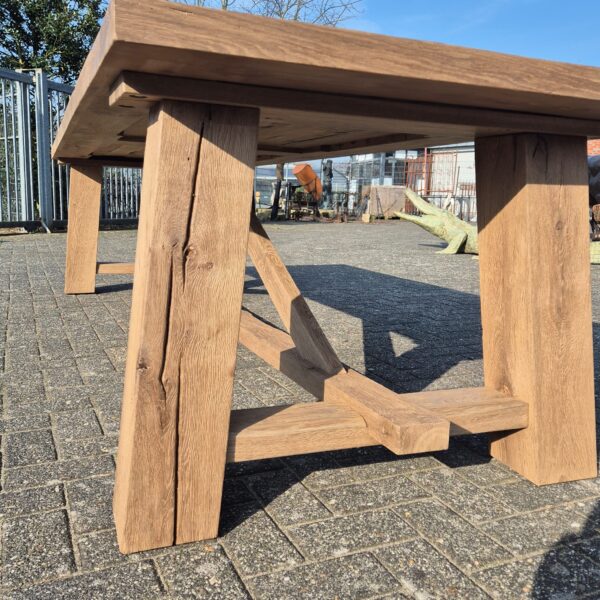 Eettafel Tafel Eiken 3,00 m x 1,00 m - Afbeelding 12