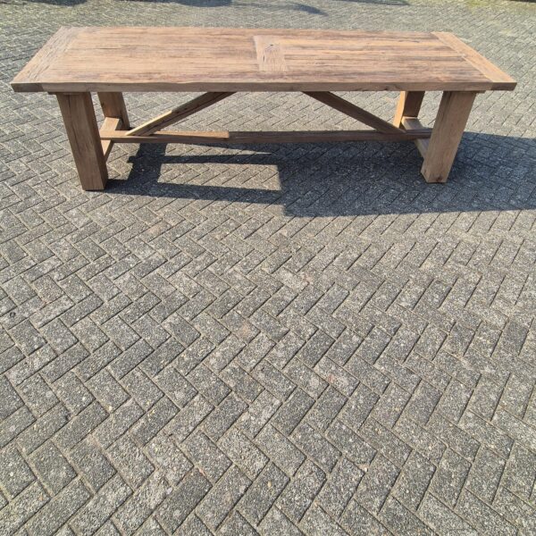 Eettafel Tafel Eiken 3,00 m x 1,00 m - Afbeelding 2