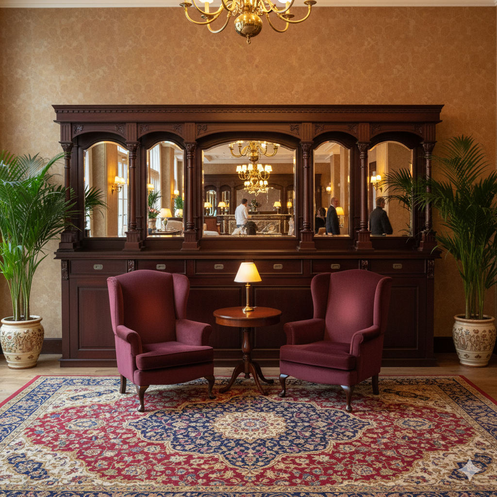 Engelse Bar Mahonie 4,00 m - Afbeelding 2