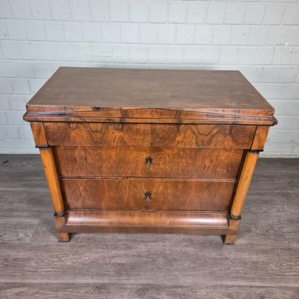 Commode Biedermeier 1800 Noten - Afbeelding 3