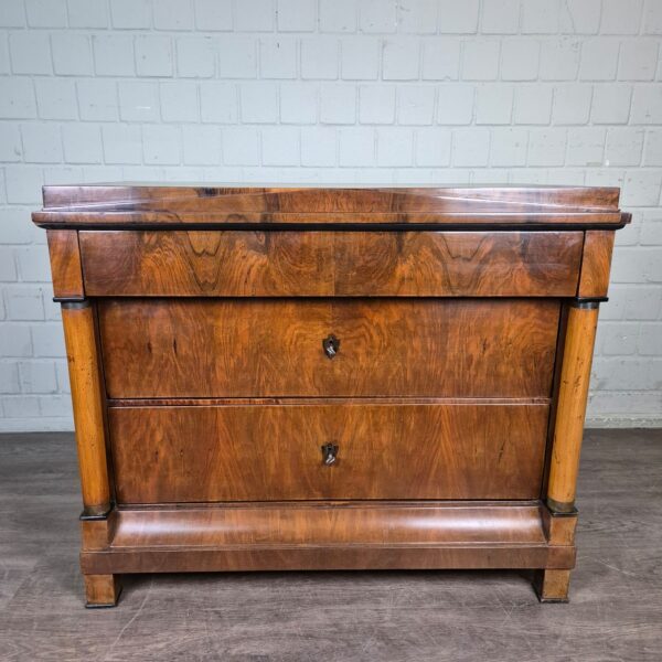 Commode Biedermeier 1800 Noten - Afbeelding 2