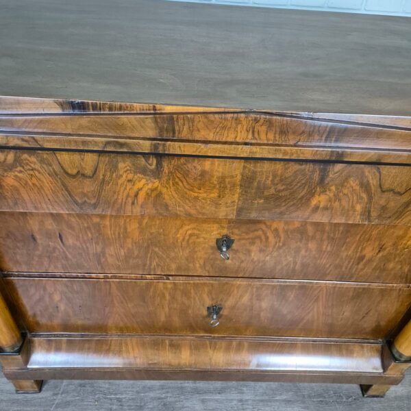 Commode Biedermeier 1800 Noten - Afbeelding 8