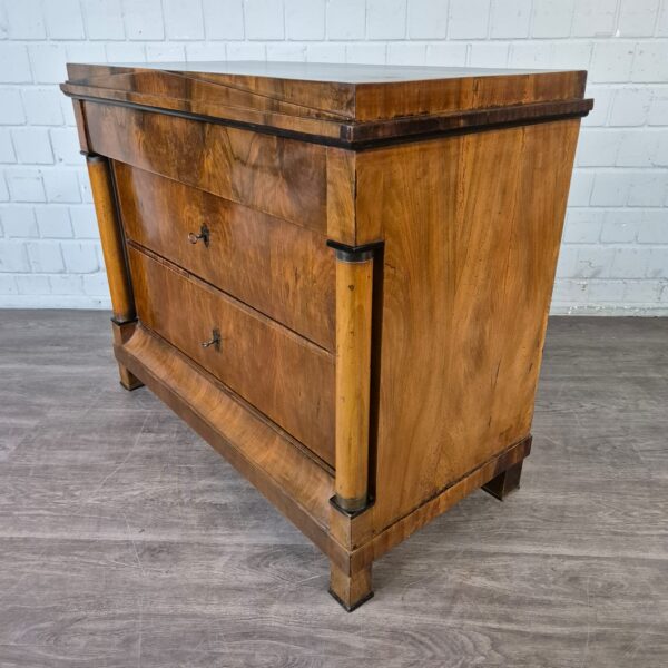 Commode Biedermeier 1800 Noten - Afbeelding 5