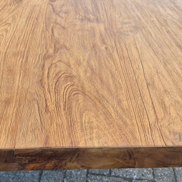 Designer Eettafel Teak 3,00 m x 1,01 m - Afbeelding 12