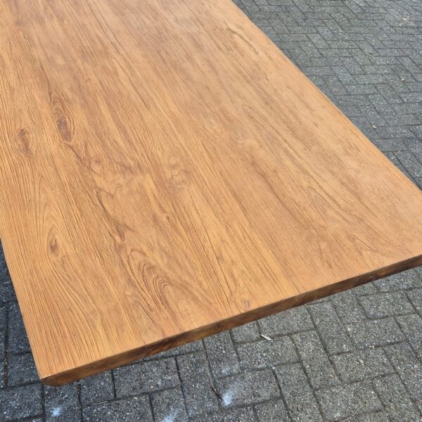 Designer Eettafel Teak 3,00 m x 1,01 m - Afbeelding 16