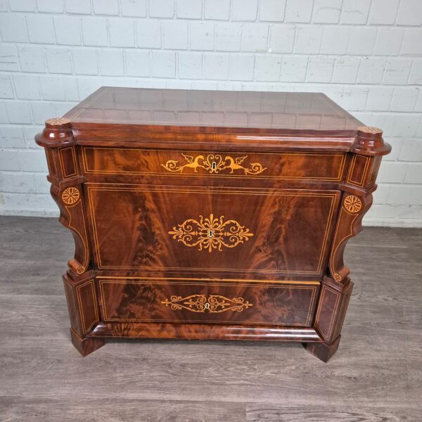 Commode Biedermeier 1830 Mahonie - Afbeelding 2