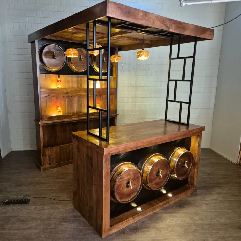 Huisbar Tuinbar Mangohout 1,84 m - Afbeelding 3