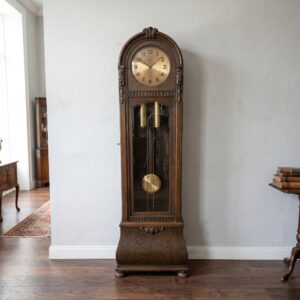 Staande Klok Jugendstil 1910 Eiken