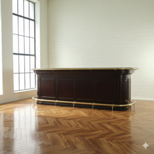 Engelse Bar Schap Mahonie 4,00 mtr