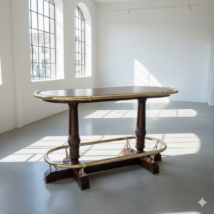 Statafel Bartafel Mahonie 1,95 m x 0,95 m